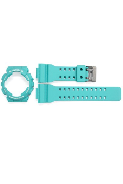 Casio G-Shock กรอบและสาย รุ่น GA-110SN-3A (สีฟ้าเทอร์คอยซ์)